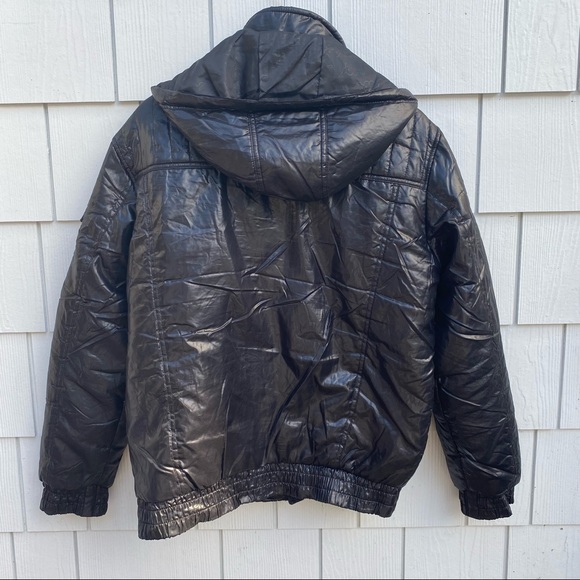 Vintage kappa bomber puffer jacket with detachable hood - Picture 2 of 15
